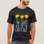 Im Just Here For The Chicks Cute Easter Boys Kids T-Shirt