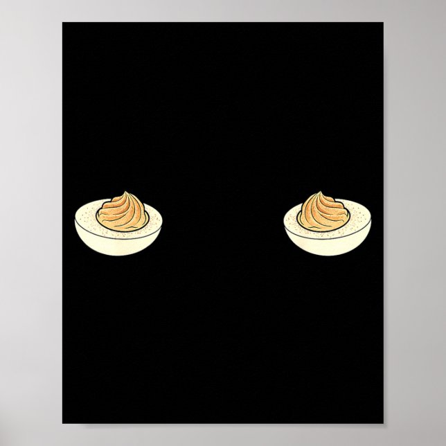 I'm Just Here For The Deviled Eggs Funny Couple Ma Poster (Front)