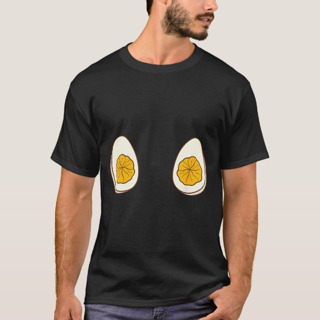 I'm Just Here For The Deviled Eggs Funny Couple  T-Shirt (Front)
