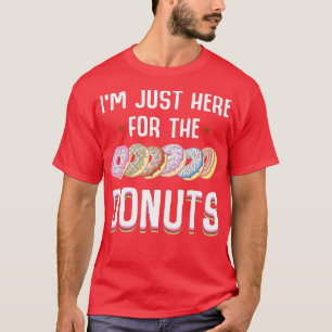 Im Just Here For The Donuts Cool Donut Sprinkles L T-Shirt