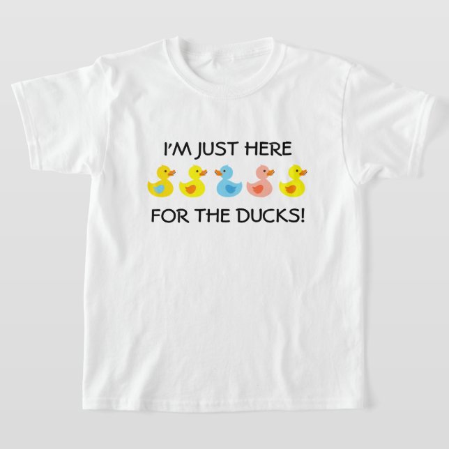 I'm Just Here For The Ducks Cruise Shirt (Laydown)