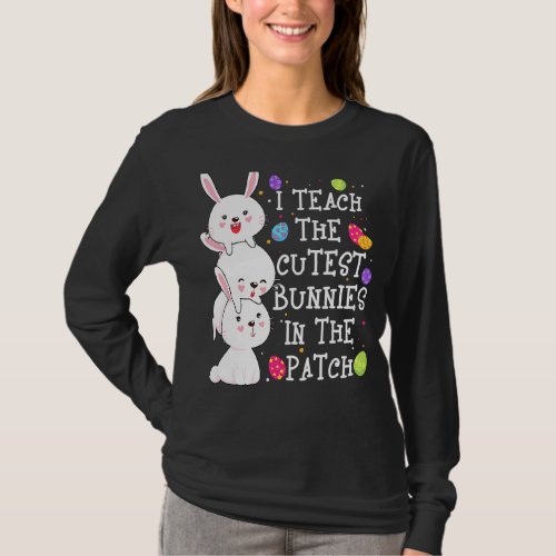 Im Just Here For The Easter Eggs Hunting Happy Ea T_Shirt