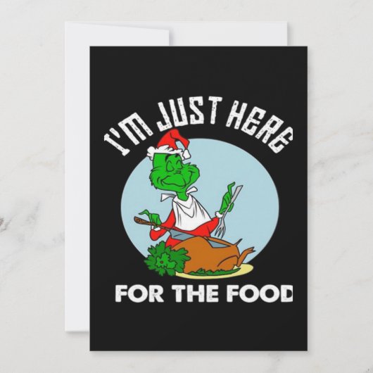 I'm just here for the food (Front)