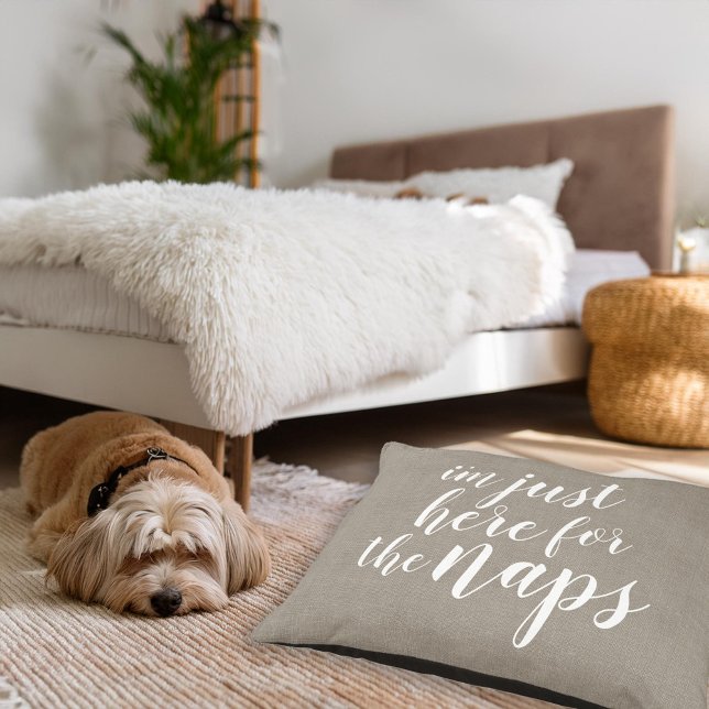 I'm Just Here for the Naps Dog Bed (Creator Uploaded)