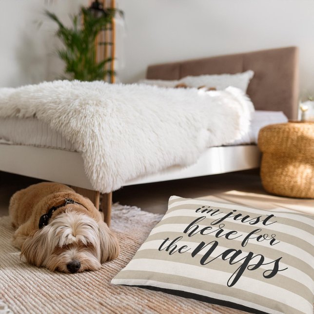 I'm Just Here for the Naps Dog Bed (Creator Uploaded)