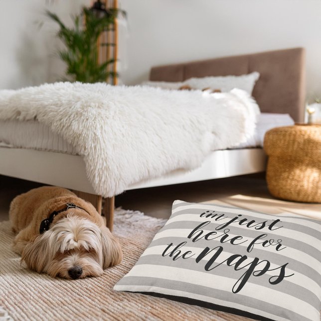 I'm Just Here for the Naps Dog Bed (Creator Uploaded)