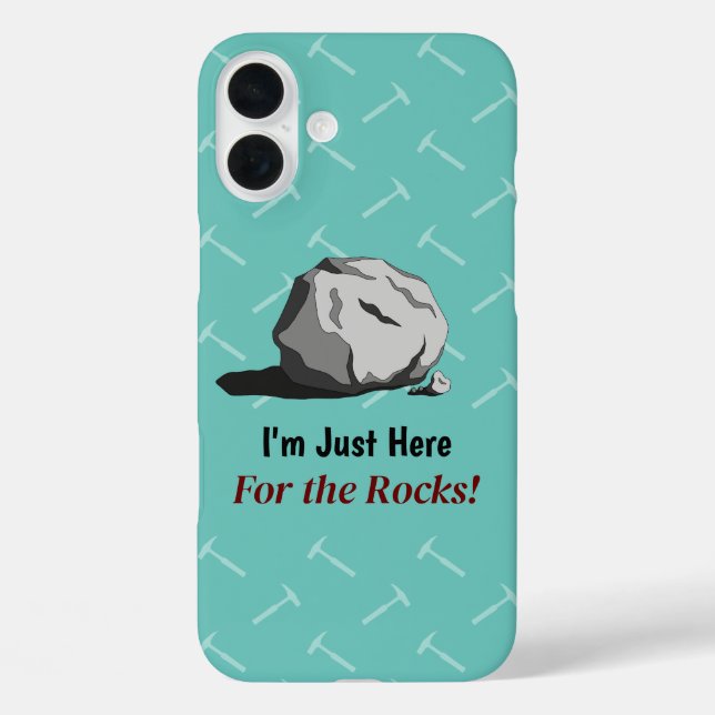 I'm Just Here For The Rocks! Case-Mate iPhone Case (Back)