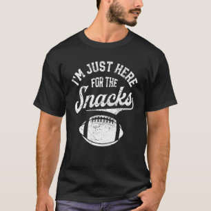 I'm Just Here For The Snacks  Fantasy Football Lea T-Shirt