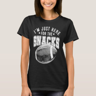 I'm Just Here For The Snacks  Fantasy Football Lea T-Shirt