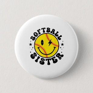 I'm Just Here For The Snacks Softll Sister Toddler Button
