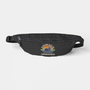 Im Just Here Pet Labrador Retriever Dog Retro Suns Fanny Pack