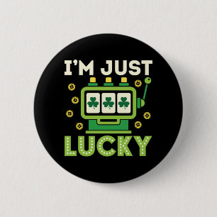 I'm Just Lucky St Patricks Day Slots Casino Button