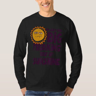 I'm Just One Big Freaking Ray Of Sunshine  Sarcast T-Shirt