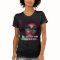 I'M JUST OUT HERE TRUSTING GOD LADIES SLIM TSHIRT