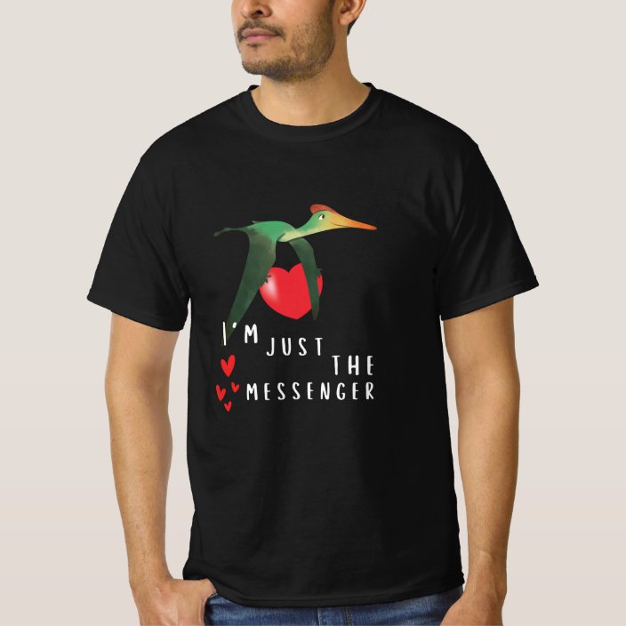 Im Just The Messenger Funny Valentines Day Love T Shirt 