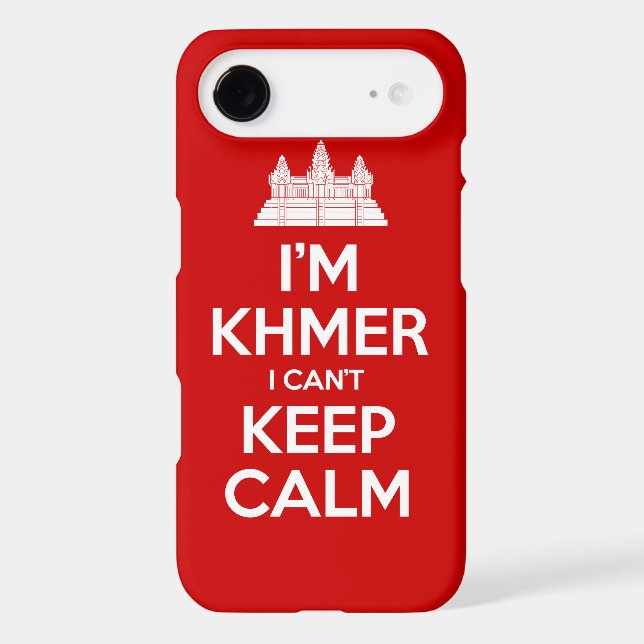 I'm Khmer I Can't Keep Calm Case-Mate iPhone Case (Back)