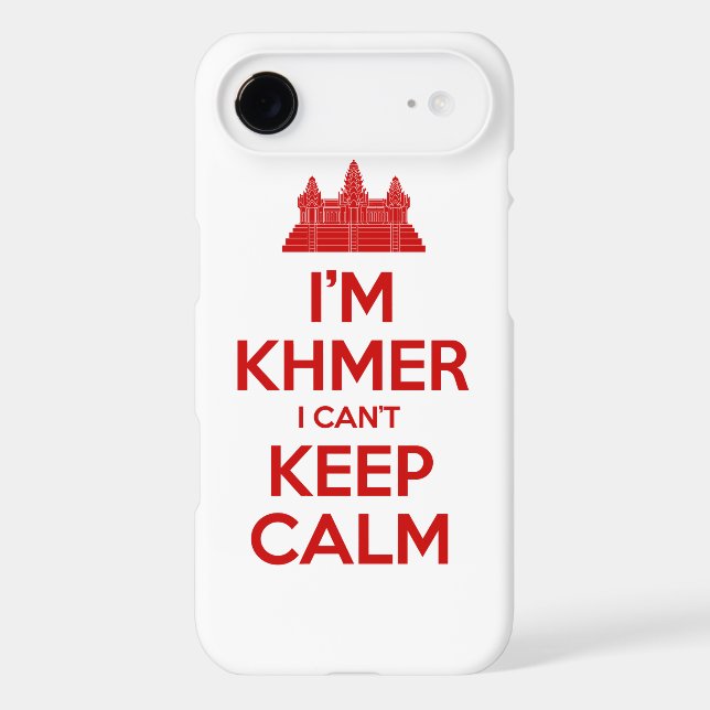 I'm Khmer I Can't Keep Calm Case-Mate iPhone Case (Back)