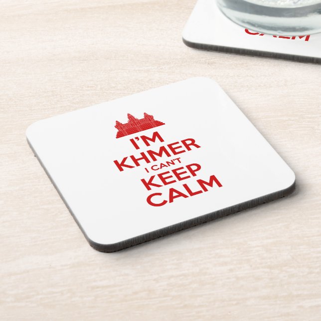 I'm Khmer I Can't Keep Calm Coaster (Left Side)