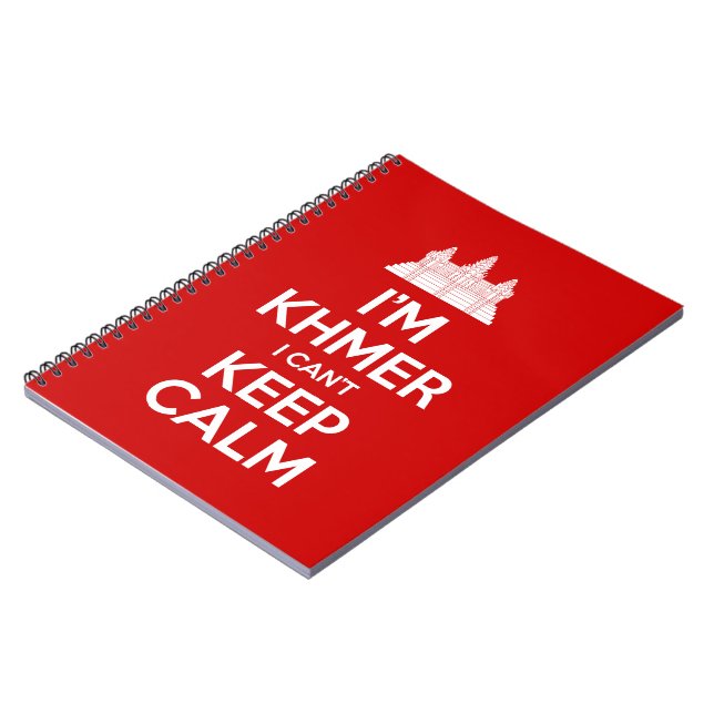 I'm Khmer I Can't Keep Calm Notebook (Left Side)