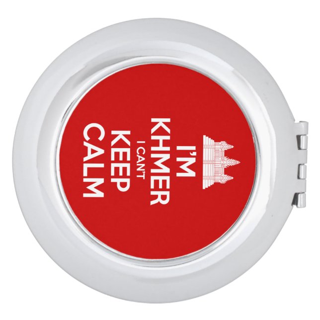 I'm Khmer I Can't Keep Calm Vanity Mirror (Side)
