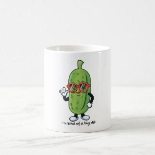 I'm Kind of a Big Dill   pickle wearing sunglasses Coffee Mug