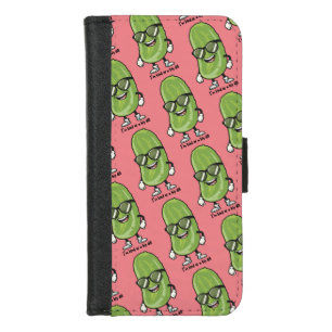 I'm Kind of a Big Dill   pickle wearing sunglasses iPhone 8/7 Wallet Case