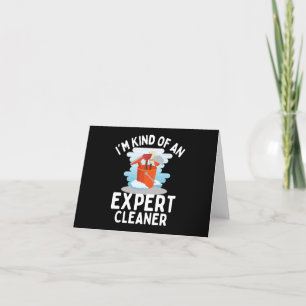 I'm Kind of An Expert Housekeeping Novelty Letterpress Thank You Card