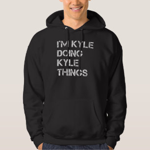 I'm Kyle Doing Kyle Things Funny Christmas Hoodie