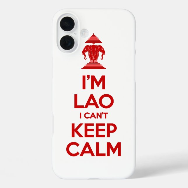 I'm Lao I Can't Keep Calm Case-Mate iPhone Case (Back)