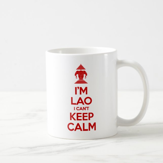 I'm Lao I Can't Keep Calm Coffee Mug (Right)