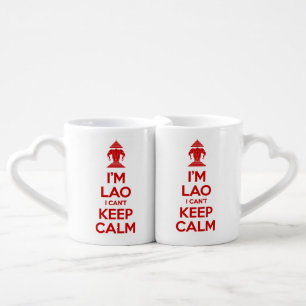 I'm Lao I Can't Keep Calm Coffee Mug Set