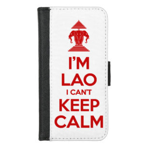 I'm Lao I Can't Keep Calm iPhone 8/7 Wallet Case