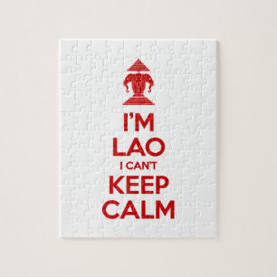 I'm Lao I Can't Keep Calm Jigsaw Puzzle