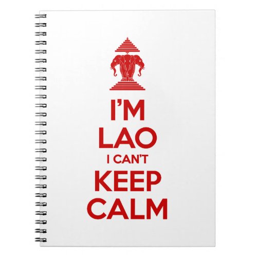 Im Lao I Cant Keep Calm Notebook