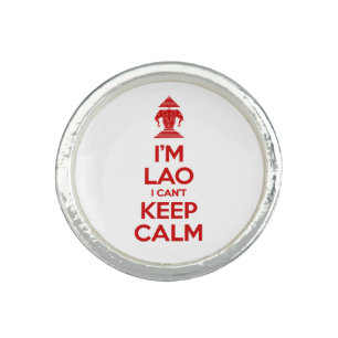 I'm Lao I Can't Keep Calm Ring