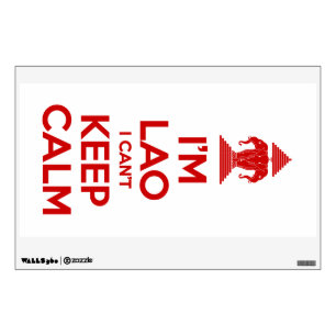 I'm Lao I Can't Keep Calm Wall Sticker