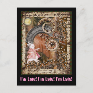 I'm Late! I'm Late! I'm Late! Postcard