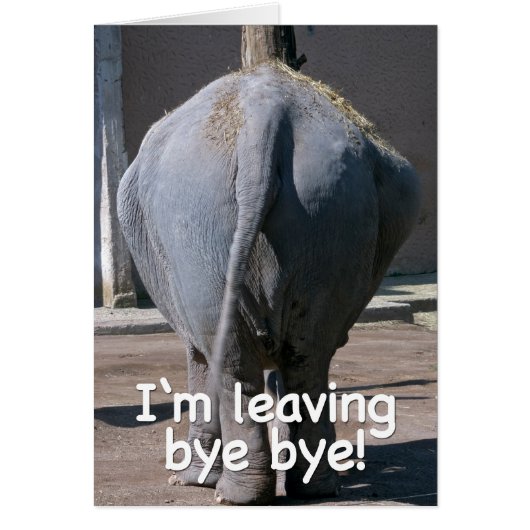 I'm leaving cards (Front)