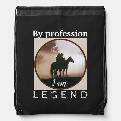 Im legend drawstring bag