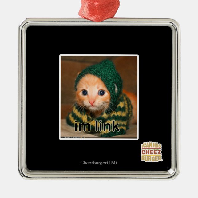 im link metal ornament (Front)