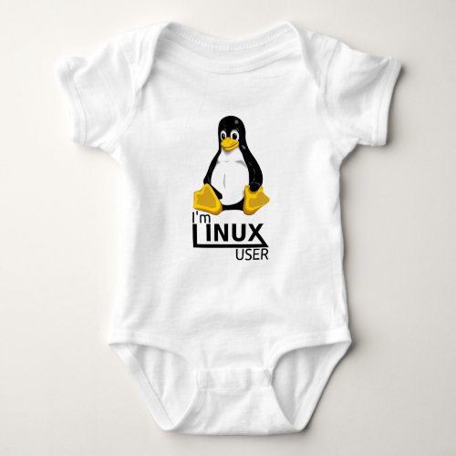 Im Linux User Baby Bodysuit