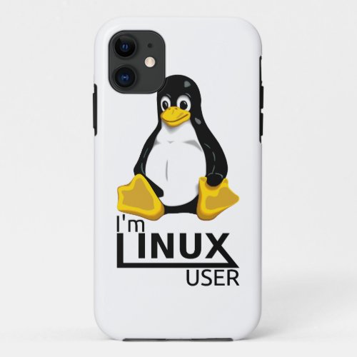 Im Linux User iPhone 11 Case