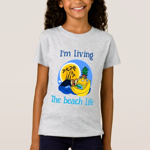Im living the beach life beach summer T_Shirt