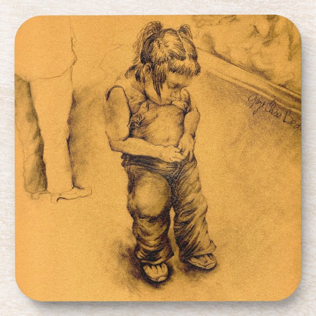 I'm Lost in Le Tianguie, Mexico Drink Coaster (Front)