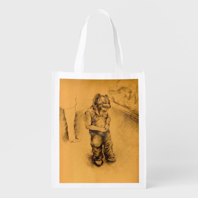 I'm Lost in Le Tianguie. Mexico Grocery Bag (Front)