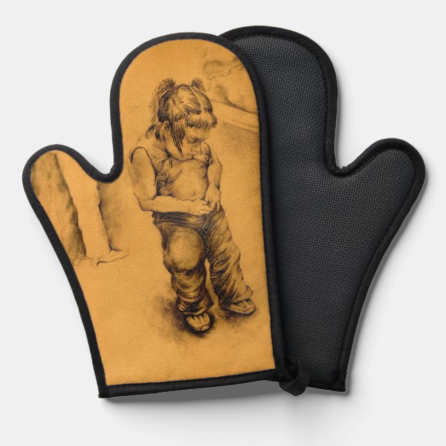 I'm lost in Le Tianguie, Mexico Oven Mitt (Front/Back)