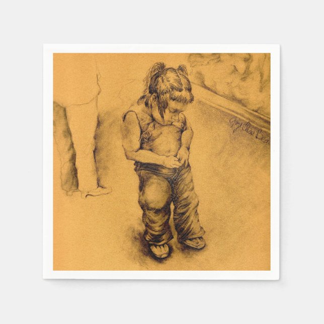 I'm Lost in Le Tianguie, Mexico Paper Napkins (Front)