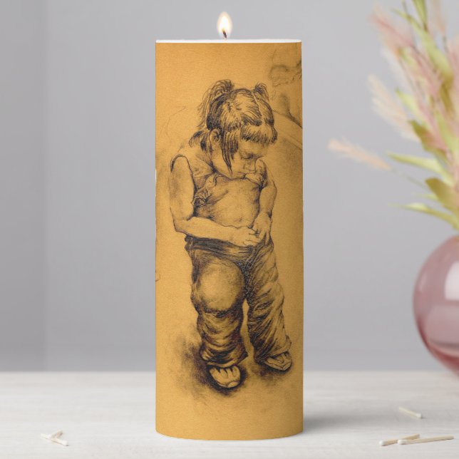 I'm Lost in Le Tianguie, Mexico Pillar Candle (In Situ)