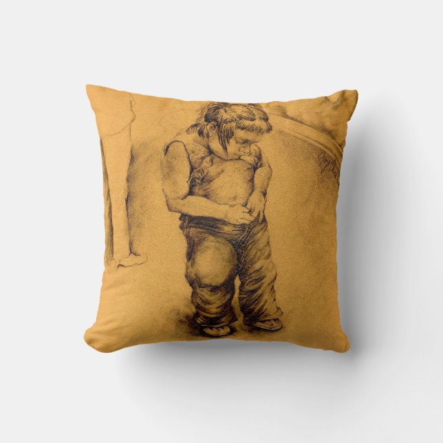 I'm lost in Le Tianguie, Mexico Throw Pillow (Front)