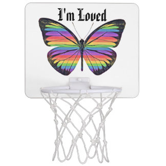 I'm Loved Butterfly Mini Basketball Hoop